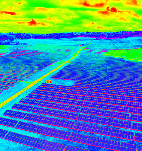 New York City Helicopter infared