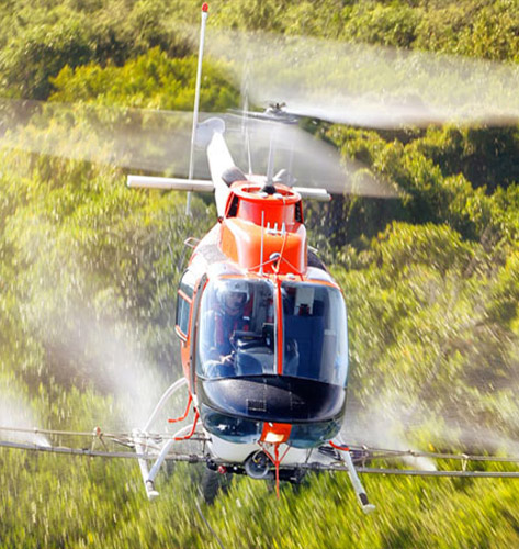 New York City Helicopter Wet and Dry Spreading